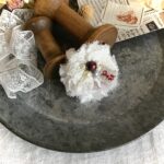 裂き布のホーリーブローチ(Holy Brooch)、作ってみました*。゚