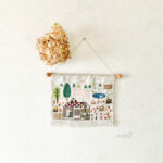 『Lovely House Lovely Days』お仕立て完成と、リブリの横糸刺繍・第一章の完了*。゚