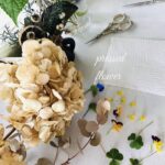 押し花を作成中です…♪(動画あり)