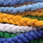 横糸刺繍とクロスステッチ