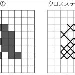 リブリの横糸刺繍・こぎん刺し・クロスステッチ、図案の表記の違い