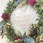 Holyワード「Wisdom・Truth・Freedom(知恵・真理・自由)」のリースフレーム [動画あり]