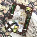 Holyワード(Love・honesty・truth)と、リスの横糸刺繍のコラージュ作品[動画あり]