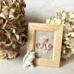 横糸刺繍「A」と、「about」ページのリニューアル