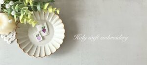 聖書に登場するモチーフ、「ぶどう」のブローチと聖句🕊