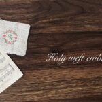 聖書から、「ぶどう」モチーフの模様が完成に近づいて…