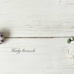新色はパープル!  2つのHoly broochが完成しました💜