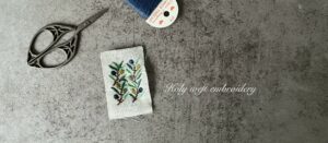 『オリーブ』モチーフのお試し刺繍2 [刺繍動画あり]