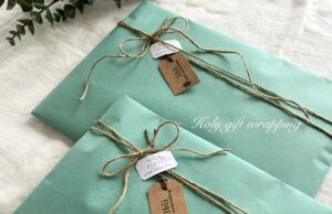 横糸刺繍キットのギフトラッピング